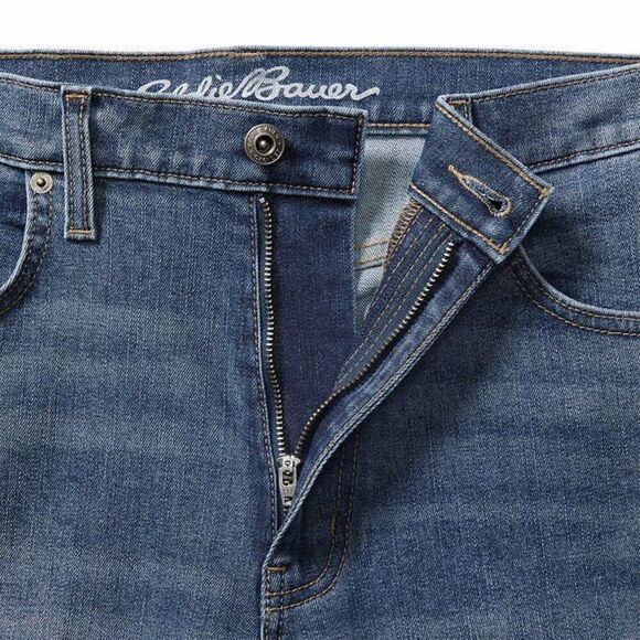 Eddie Bauer Men's Classic 5-Pocket Straight Fit Jeans Blue 40" X 30"‎ New - Picture 4 of 5